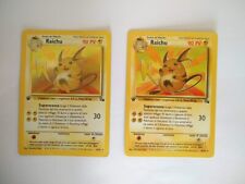 Coppia carte Pokemon Raichu