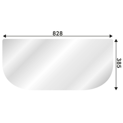 Glass vetro frontale - frontale, inferiore