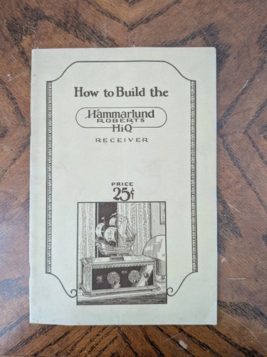 How build hammarlund - to,