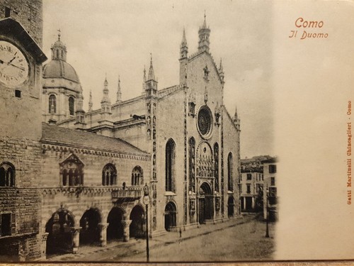 Como duomo cartolina - como,