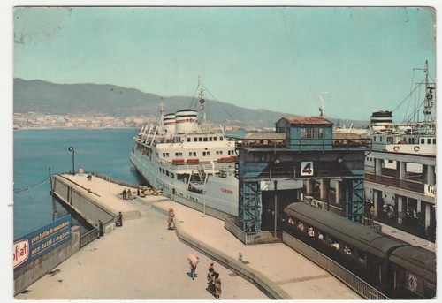 Messina imbarco dei treni - imbarco,