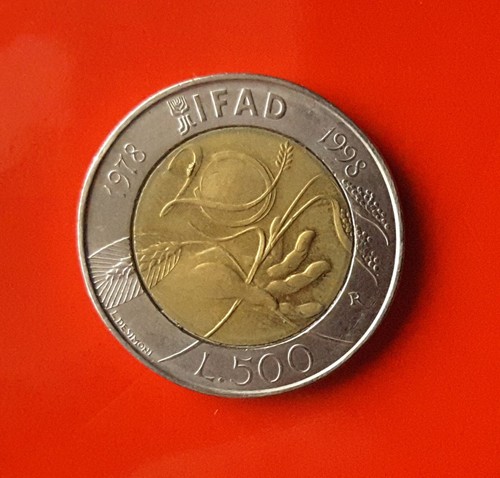 500 lire 1998 - 500, errore