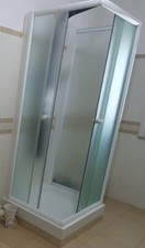 componenti bagno lavabo, box doccia e piatto doccia 70x90