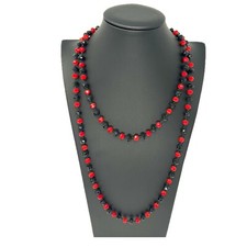 Collana lunga cristalli - collana,