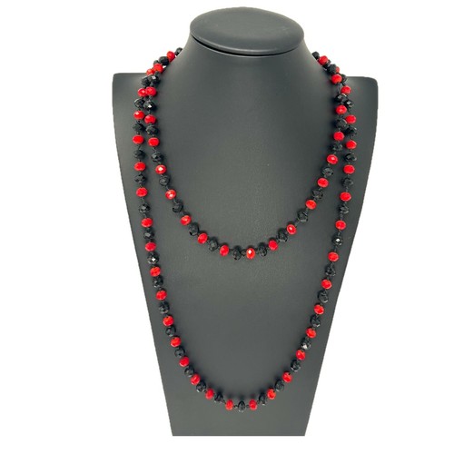 Collana lunga cristalli - lunga,