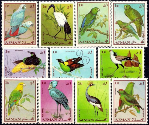 Ajman 1969 uccello - ajman,