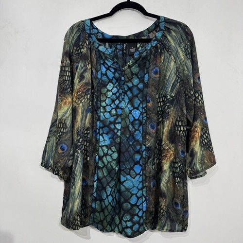 Top popover donna stampa - top,