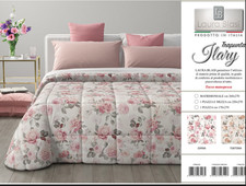 Trapunta piumone matrimoniale Laura Blasi in morbida microfibra stampata "ILARY"