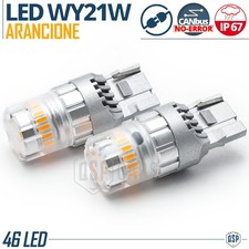 2 Lampadine Frecce LED T20 WY21W Arancioni CANbus Luce Potente 1400L Plug & Play