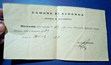1929 - DOC. COMUNE DI ALBENGA