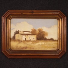 Landscape Painting Signed Oil