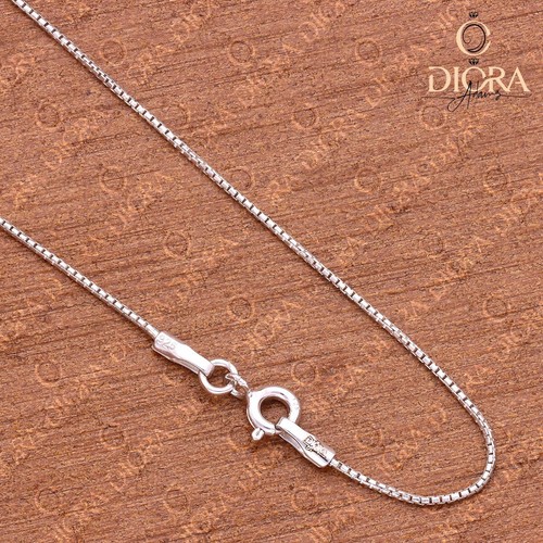 Collana catena scatola vero