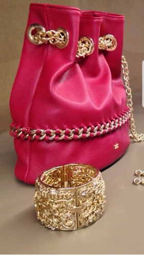 Borsa pochette secchiello - borsa,