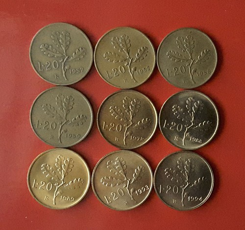Monete lire 1957 - 20,