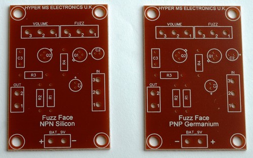 Stompbox pcb fuzz face effect - ,