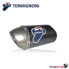 Scarico corto in carbonio Termignoni D091 racing per Ducati Monster S4R /S4RS