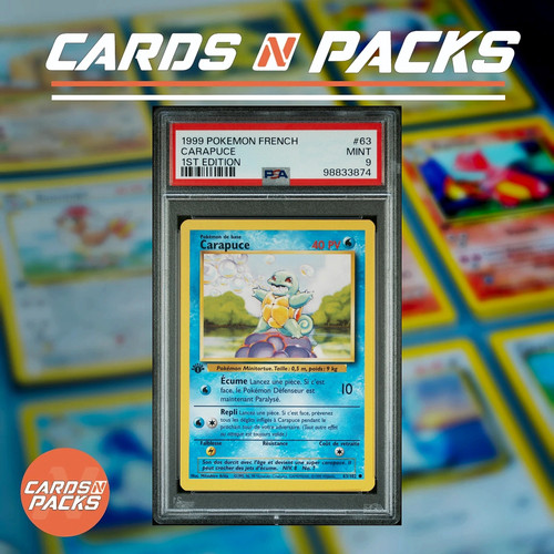 Carte pokemon carapuce 102 - carte, 63/102