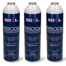 Bombola gas refrigerante frigo e freezer r600 - r600a - 420 gr. - 3 pezzi