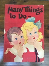 1932 "Many Things to Do"