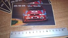 Alfa Romeo 155 GTA Martini Racing. "  VECCHIO adesivo " (1 adesivo) 