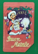   Scheda telefonica usata Buon Natale 2003 Parco di Pinocchio come foto 