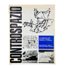 Controspazio 2 ottobre 1974 Rivista Architettura Gardella Genova Città antica