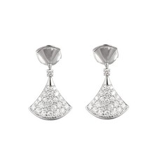 BULGARI - DIVAS’ DREAM - Boucles d'oreilles en or gris et diamants