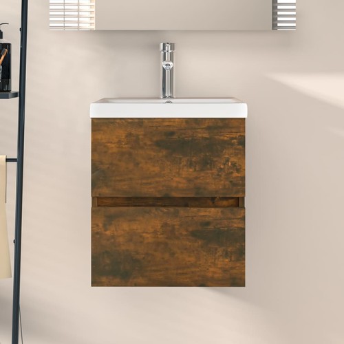 Vidaxl mobile lavabo - mobile, rovere
