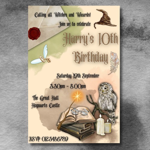 Inviti festa compleanno harry - inviti,