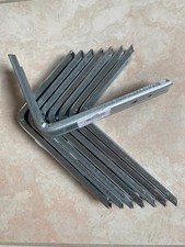 LOTTO DI 8 SUPPORTI PER MENSOLE ACCIAIO