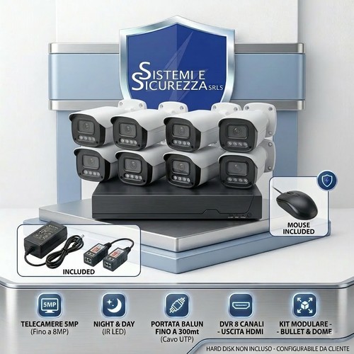 Kit videosorveglianza canali - videosorveglianza,