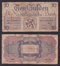 Banconota Olanda 10 gulden