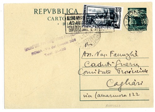 Repubblica 1951 intero - repubblica,