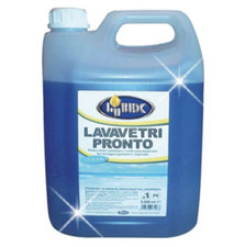 Liquido lavavetri detergente Lubex cristalli vetri auto lavavetri lt 5 pronto