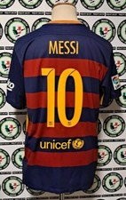 MESSI BARCELONA 2015-2016 SHIRT MAGLIA CALCIO FOOTBALL SOCCER CAMISETA TRIKOT 