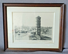 Lithographie encadrée Rome Il