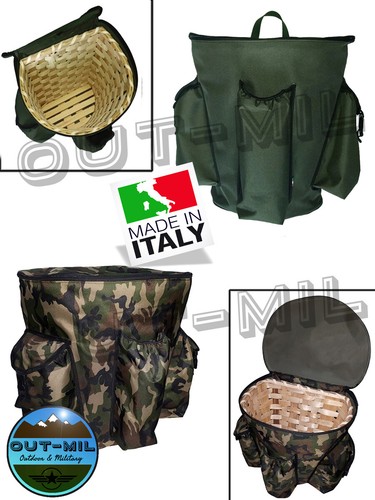 Zaino mimetico artigianale per