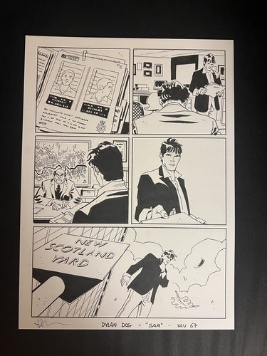 Tavola originale dylan dog 430 - dog,