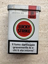 Portasigarette Lucky Strike Metallo Collezionismo