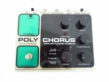 Electro-Harmonix Poly Chorus Pedale per chitarra effetti vintage raro con adattatore