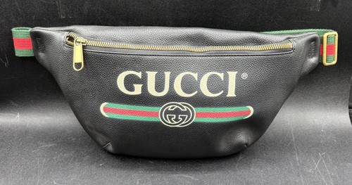 Gucci logo stampa - stampa, nera