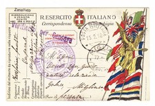 KK616-Ia GUERRA MONDIALE-CARTOLINA DA SASSUOLO A MIGLIARO