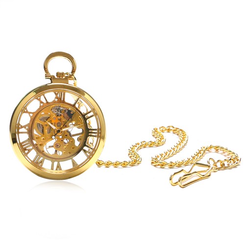 Orologio tasca uomo aperto - orologio,