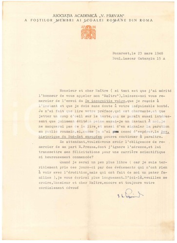 1948 bucarest dionisie pippidi - dionisie,