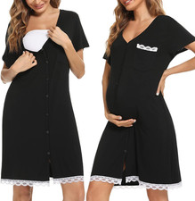 Camicie Da Notte Parto Cotone