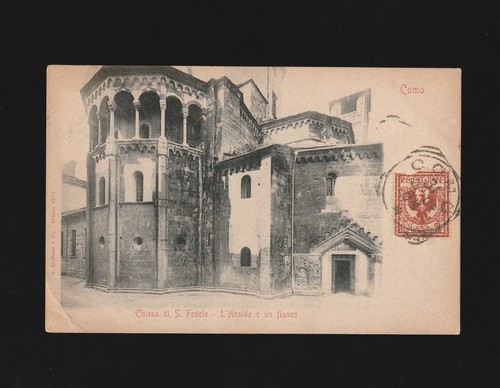 Como cartolina chiesa di - como,