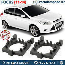 Coppia ADATTATORI Portalampade PER Ford Focus MK3 FINO a 2014 montaggio LED xeno