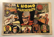 Albo L'UOMO MASCHERATO 1° Episodio ORIGINALE Anteguerra del 1937  Ediz.Nerbini