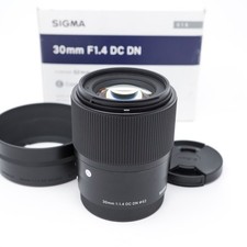 Sigma 30 mm f/1.4 DC DN obiettivo fotocamera contemporanea per Sony attacco E - ottimo