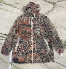 Giacca antipioggia Burberry Graffiti taglia UK 6 US taglia 4